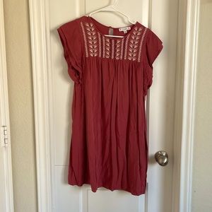 Rose colored sundress